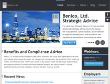 Tablet Screenshot of benico.com